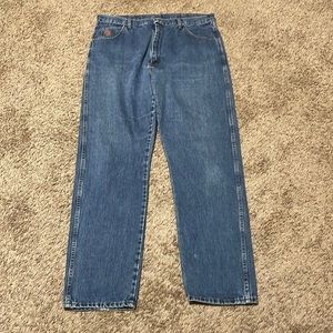 Wrangler 20X Jeans Mens 39x33 Original Fit Cowboy Blue Denim Western Rodeo